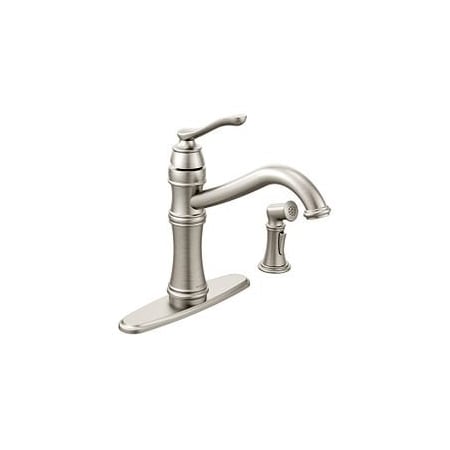 Moen Belfield Kd 1H Fixed Spt W/Ss Srs 7245SRS